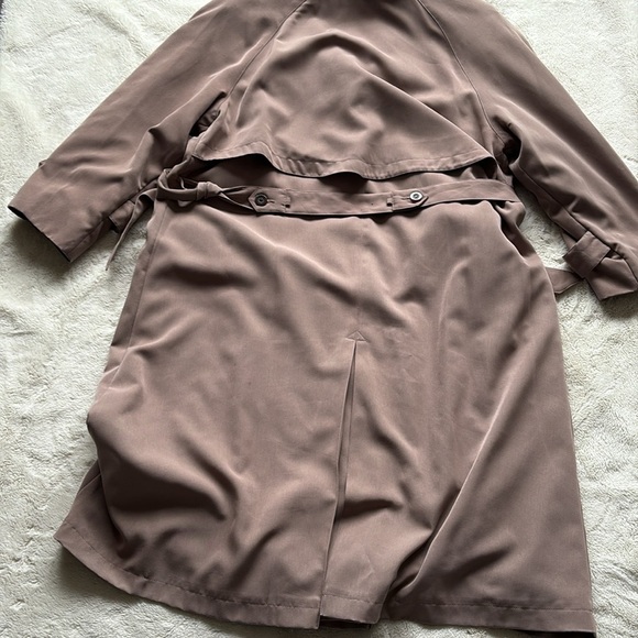 Vintage Taupe Sequance Blazer Jacket with Cropped Sleeves & Shoulder Pads - Picture 7 of 10